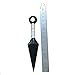 Konoha Leaf Village Ninja Shinobi Cosplay Headband with Red and White Ninja Weapons Props Small Kunai Plastic Toy