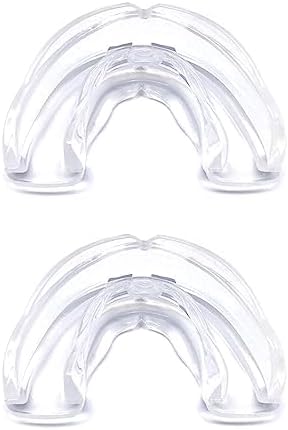 LuLiyLdJ – Lot De 2 Protège-dents En EVA Alimentaire, Avec étui – Pour Adultes Et Enfants +12 Ans – Boxe, Foot, Rugby, MMA