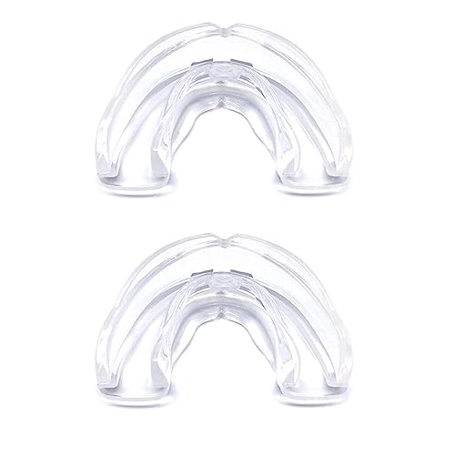 LuLiyLdJ Paquete de 2 férulas dentales, protector bucal deportivo, caja de protección bucal, férulas de artes marciales, fútbol, ​​hockey, taekwondo, béisbol, balonmano, rugby, molienda de dientes