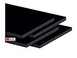 cartons plume Mousse Noir'Classic' 50x65 Cm, 5 mm d'épaisseur, ‎4 Unité (Lot de 1), EMI craft