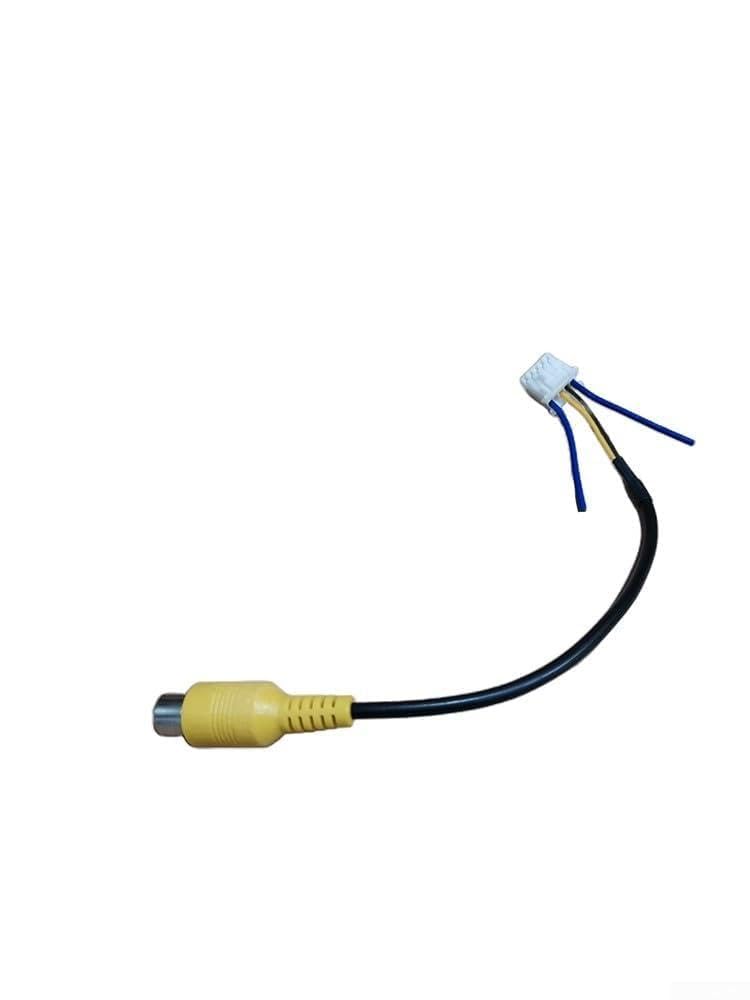 16-Pin / 4-Pin Reverse Camera Harness Adapter Cable for Camry XV70 (2018–2024) & AX10 (2019–2024), ABS Material, Yellow, and-