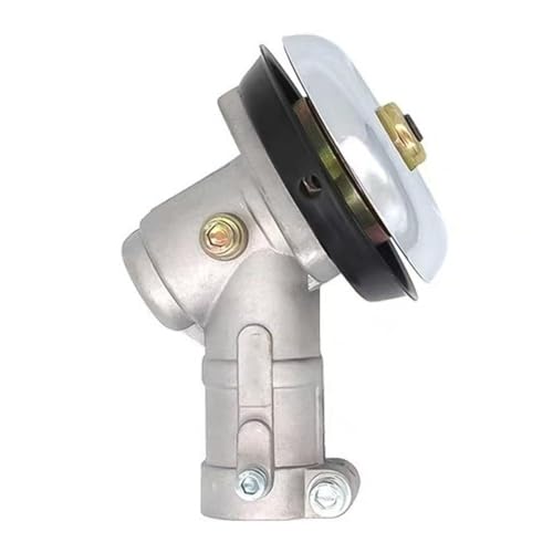 Opatiny Caja de engranajes de 2628 mm con cortador de cepillo de rosca macho de 10 x 125 mm para mano izquierda y recortadora de césped, pieza de repuesto para mantenimiento de césped