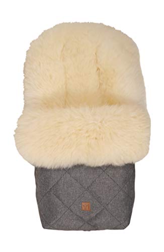 Kaiser 6545370 Chancelière Nelly, Peau d'Agneau Milky Sand, Anthracite Melange