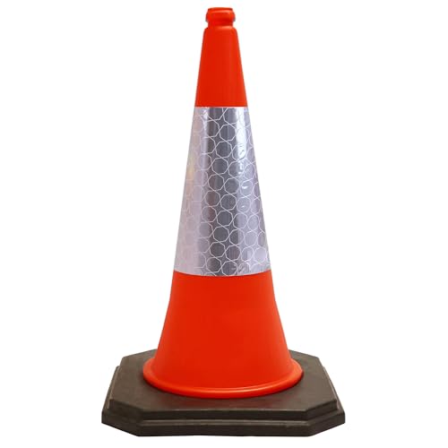 Street Solutions UK Traffic Cones - 750 mm Tall Traffic Cone - Self Weighted Road Cones, Pack of 1, Orange