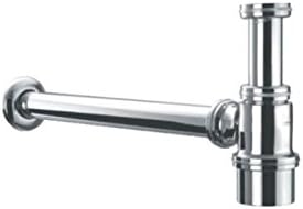 Cera F8060101 150mm Brass Bottle Trap (Silver)