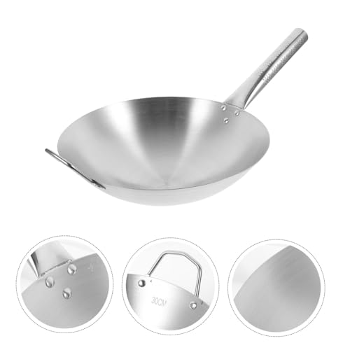 Wok de acero inoxidable antiadherente STOBAZA miniatura 3