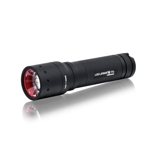 Ledlenser T2 taktisk LED-ficklampa (svart) T7 Black Svart