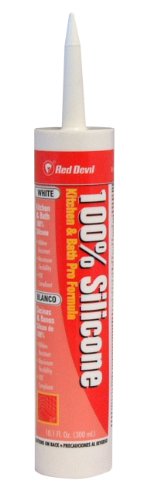 Red Devil 0826KB 9 Oz Clear One Hour Shower Silicone