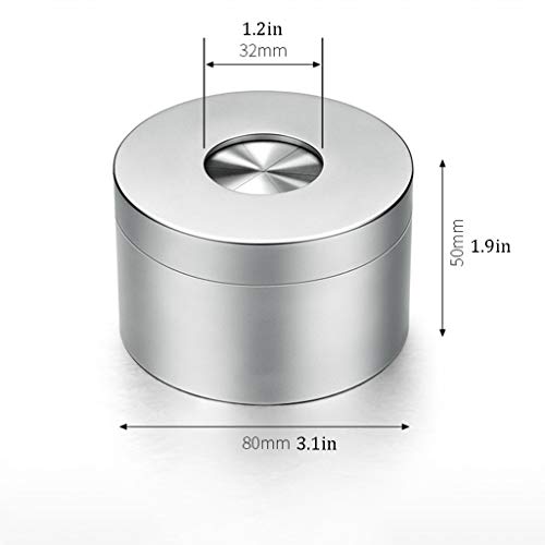 Cendrier coupe-vent anti odeur à couvercle rotatif pour maison - 3