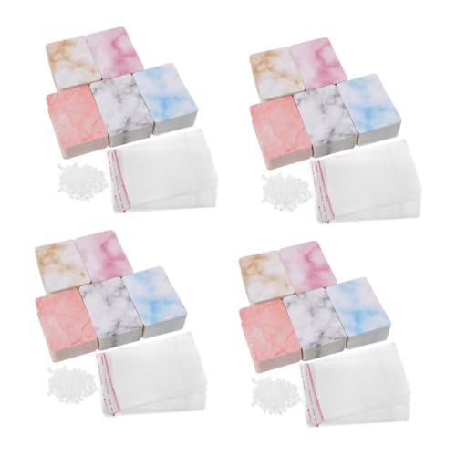 NUOBESTY 1 Juego Pendientes Collar Tarjeta Titular De La Tarjeta Plegable Cierre Decoraciones De Peceras Patas Suministros De Navidad Linterna Intermitente Bolsillos Cajón Jugar El Plastico