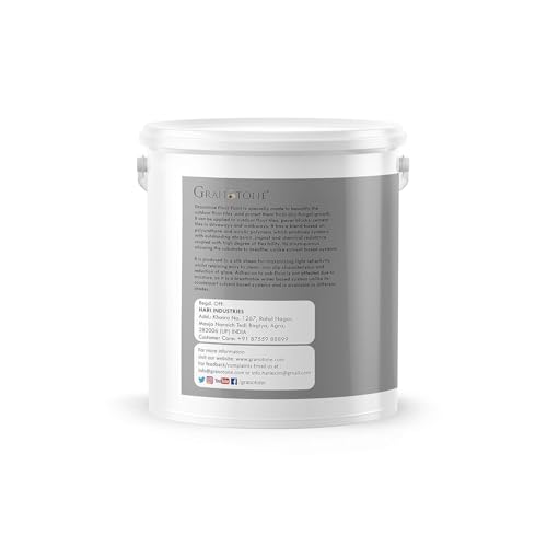 Image of GRANOTONE Floor Paint Orange 4 L Anti Slip Polyurethane Acrylic Durable Concrete Sealer