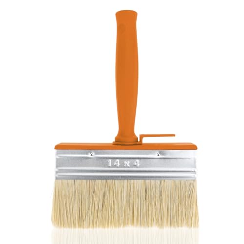 PARENCE.- Brosse Rectangulaire de Peinture 140 mm – Poils Synthétiques Denses – Compatible...