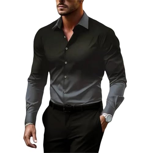 Chemise rayée homme style urbain à revers mode décontractée chic