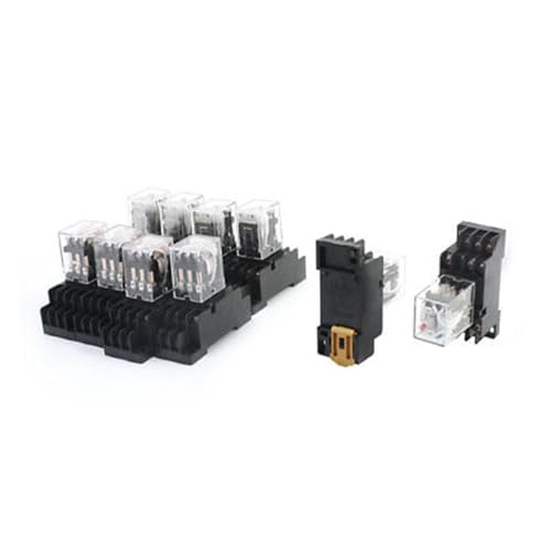 Relais de puissance AC 24V pour armoire d'automatisation et montage rail DIN 35mm - 3