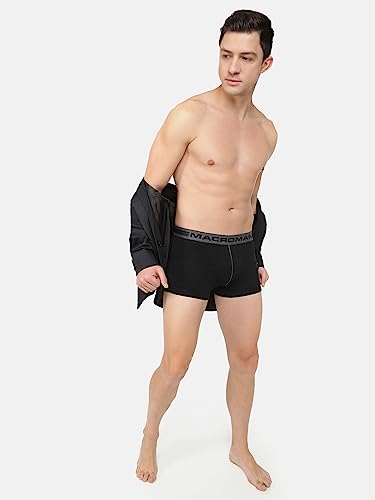 Image of Macroman M-Series Magne Classic Boxer Shorts for Men in Compact Cotton Fabric with Comfort and Style
