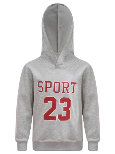 Sxiwei Kids Boys Pullover Casual Hoodies Fitness Sportswear Hooded Top Athletic Sweatshirt Workout3