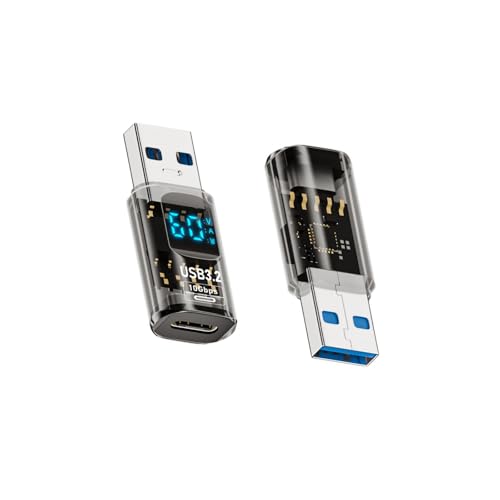 LLINthy USB C オス - USB A メス 高速データアダプター 36W ノートパソコン スマートフォン タブレット用 電源