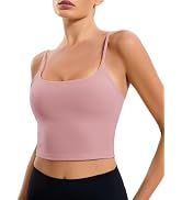 RIOJOY Sports Bras for Women, Lycra Sports Bra with Adjustable Straps, Removable Pads Workout Top...