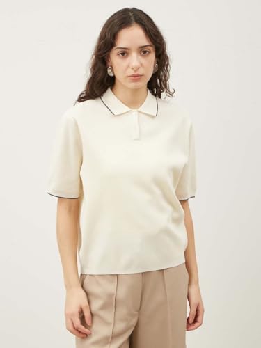 Amazon | [ミラオーウェン] フォルムスリーブポロニット 09WNT251176