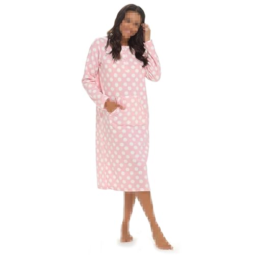 Chemise de nuit douillette en polaire pour soirées cocooning