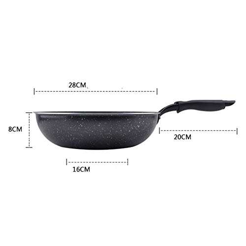 Wok antiadherente Pan Maifan Stone con base compuesta miniatura 2
