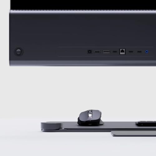 Image of ALOGIC Edge 34 inch Ultrawide QHD Monitor (3440x1440), 21:9 Curved Display, 100Hz Refresh Rate, USB-C with 90W Power Delivery, Dual HDMI, Ultra-Slim Silver Design - Mac & Windows Compatible (Space Gray)