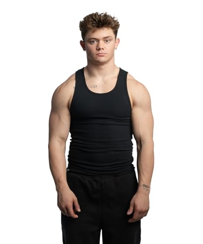Ekkovision Beaters, Men's Tank Tops, Cotton Spandex Blend Tanks for Men, Comfortable, Durable &...