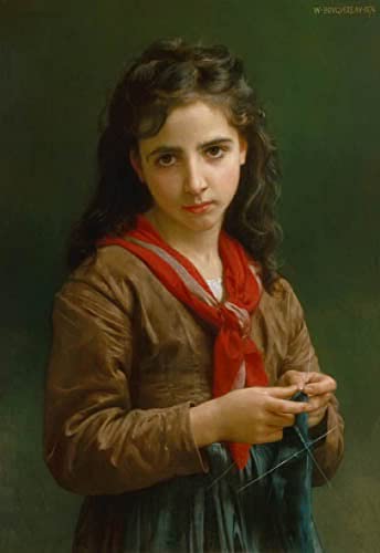 Toile Summer Bouguereau poster 58x90cm sans cadre pour embellir un mur vide