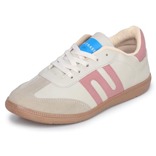 Image of TRASE Casual Sneaker Shoes for Women | Soft Cushioned Insole | Sneakers for Woman | Lightweight | Comfortable | Stylish, Trendy Girls and Women Sneakers with Laces