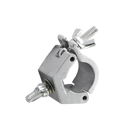 Lightweight Greenhouse Mounting Light Clamp Heavy Duty Aluminum Alloy | Adjustable Bracket, Secure Metal Clamp, Secure Light Clamp, Multi-Functional Stable Stage Lighting Accessories