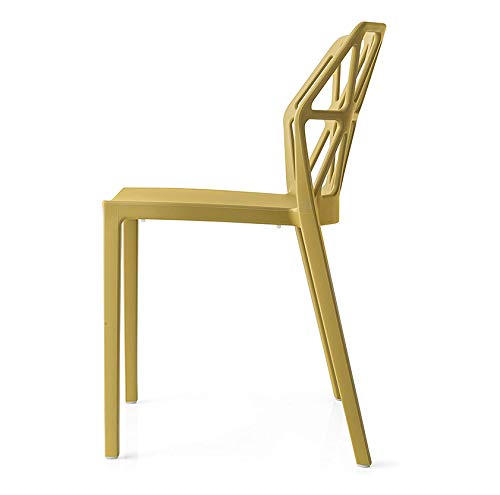 CONNUBIA Chair model ALCHEMIA made of polypropylene, 4 pieces