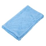Cabilock para Mascotas de Franela y Cálida Color Sólido Azul Ligera y Acogedora para Sofá y Cama para Tu Mascota Abrigada Año