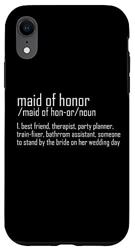 Iphone Xr Maid Matching Bridal Party Gifts Bridesmaid Matron Of Honor Case #TOP14