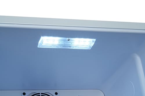 METRO Professional Frigorifero GSC4240 con porta in vetro, 237 L, bianco, 110 W, 220-240 V, con illuminazione a LED, 6 ripiani regolabili, serratura (Bianco) - 7