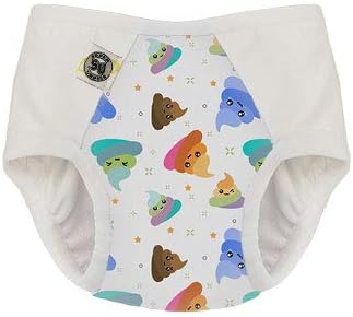 Pull-on Undies 2.0 Stretchy Waterproof Potty Training Pants and Toilet Training Underwear (Small, Unicorn Drops)