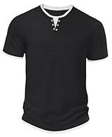 Cool and Comfortable: This mens t shirt summer henley short sleeveengineered to keep you cool and comfortable throughout the day, ideal for various activities and weather conditions. Timeless Henry Style: Embrace the classic and elegant Henry style, ...