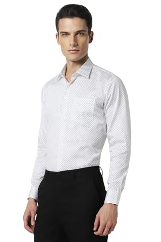 Image of Van Heusen Formal Shirt for Men | Cotton | Print | Slim Fit | Full Sleeves