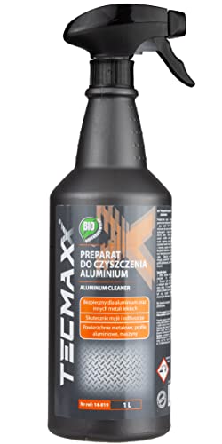 TECMAXX Aluminium Reiniger Spray 1L - Aluminiumreiniger - Reiniger für Aluminium Spülmittel für die Reinigen von Metalloberflächen - Entfernt Korrosion und Schmutz aus dem Öl Cover