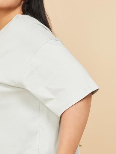 Image of Max Plus Size Women Solid T-Shirt