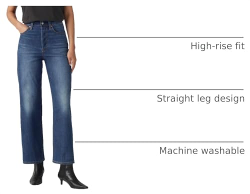 Image of Levi's Women's Ribcage Straight Ankle Jeans