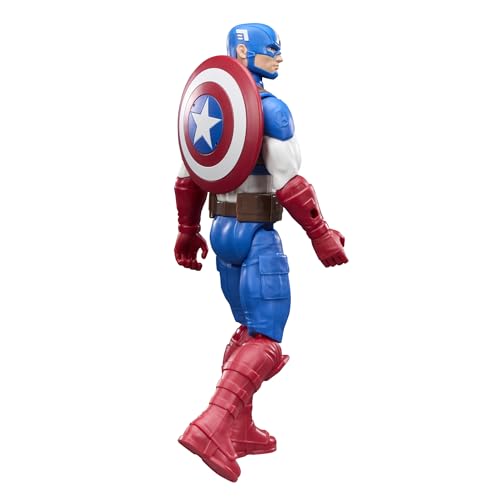 Image of Marvel Avengers Titan Series Captain America Action Figure (29.2 cm) Superhero Figures & Toys for Kids Age 4+