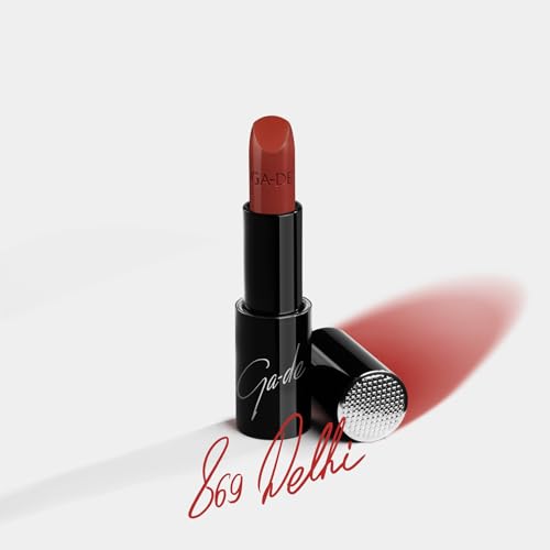 Image of GA-DE Selfie Full Color Lipstick, 869 - Long Lasting High Pigment Lipstick with Argan Oil - Creamy Radiant Shine and Hydrating Benefits - 0.14 oz