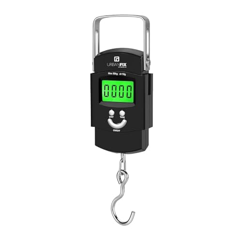 Image of Electronic 50Kgs Digital Luggage Weighing Scale - Black | Bag Weighing Scale for Luggage | Spring Balance | Weight Machine for Luggage