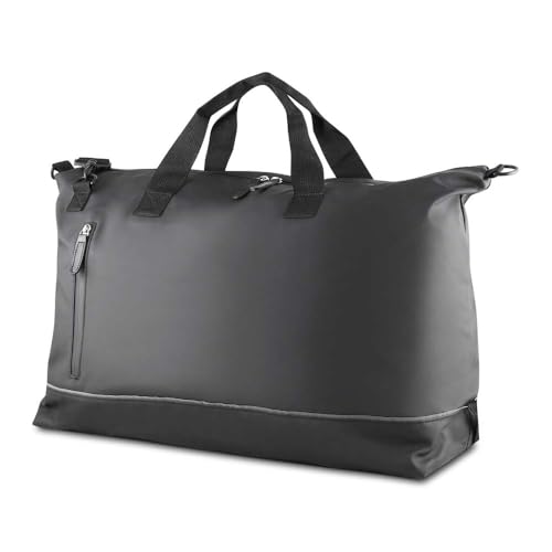 Mala Esportiva em PU com Bolso Frontal e Alça Ajustável – Revestimento Interno em Poliéster 210D, Faixa Refletiva, Design Moderno – Ideal para Academia e Uso Diário