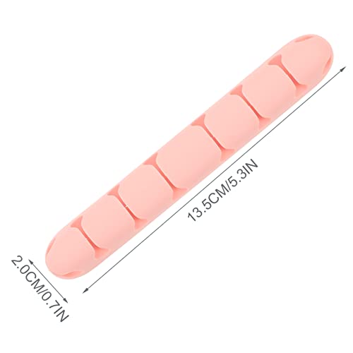 Angoily 10 piezas Clip para Cable con Ranura Organizador Adhesivo para Cables Herramienta para Gestión de Cables Bajo Escritorio miniatura 5