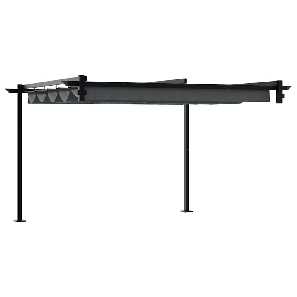 Générique Pavillon Anthracite 300 x 300 x 200 cm Polyester,Maison & Jardin,Pelouses & Jardins,Vie en extérieur,Structures extérieures,Auvents & abris,4003972