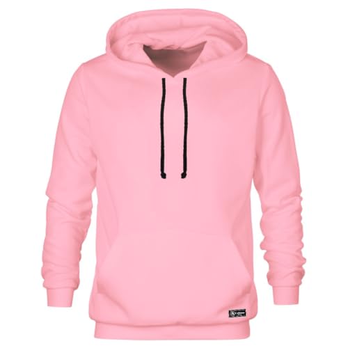 Blusão Moletom Canguru Masculino e Feminino Liso Básico com Capuz...