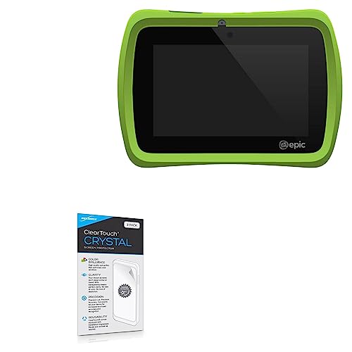 BoxWave Screen Protector Compatible with Leapfrog Epic - ClearTouch Crystal (2-Pack), HD Film Skin - Shields from Scratches