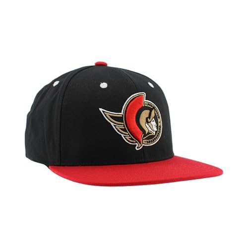 Image of ZHATS NHL Unisex-Adult NHL Officially Licensed Adjustable Snapback Hat Flat Bill Z11 Icon Two Color