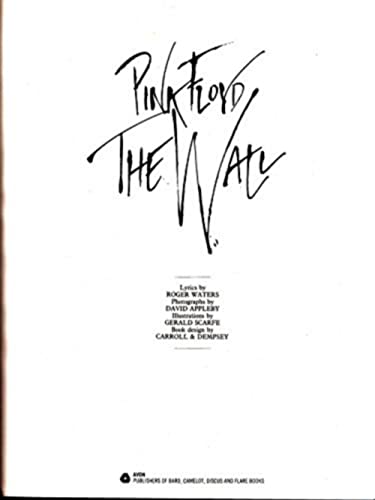Pink Floyd: The Wall 0380815214 Book Cover